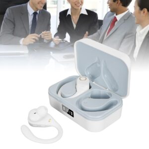Bluetooth Translator Earbuds 144 Languages Noise Reduction Stereo Wireless Translation Headphones with Charging Case White